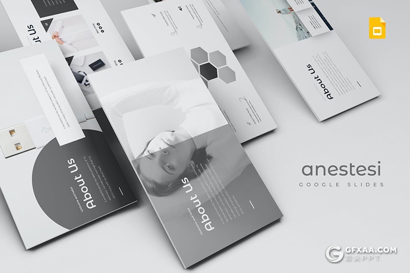 30页国外简约商务工作汇报总结计划多用途GoogleSlides模板5种配色 - 顶尖PPT