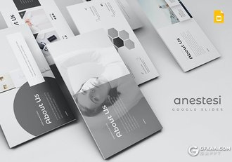 30页国外简约商务工作汇报总结计划多用途GoogleSlides模板5种配色 - 顶尖PPT