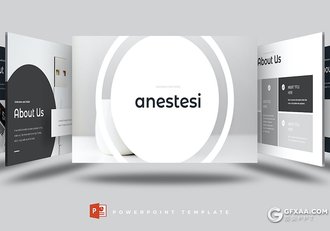 30页国外简约商务工作汇报总结计划多用途PPT模板5种配色 - 顶尖PPT