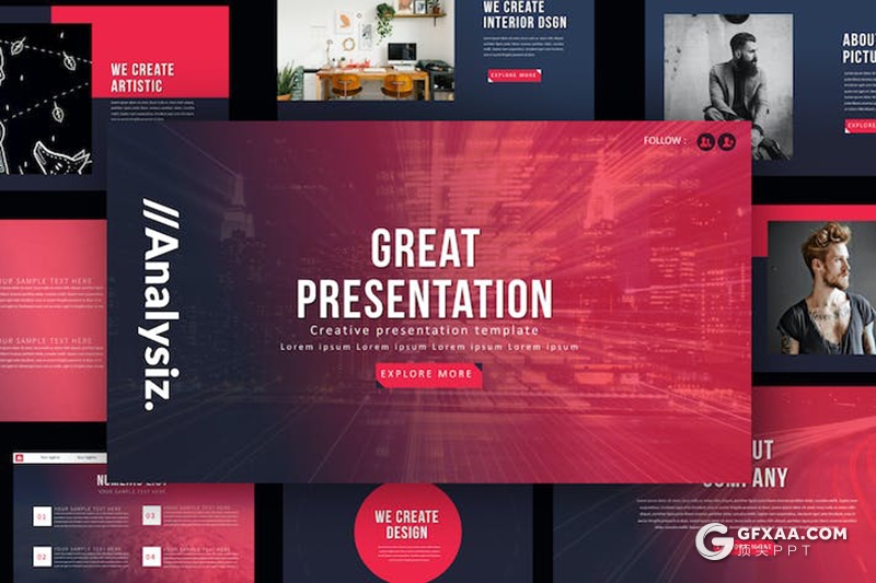 摩托车租赁户外摩托车比赛运动户外冒险项目介绍展示国外Keynote模板 - 顶尖PPT