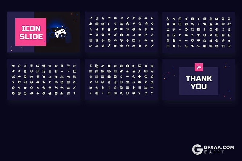 高端精美游戏宣传介绍电竞主题多用途国外Keynote模板 - 顶尖PPT