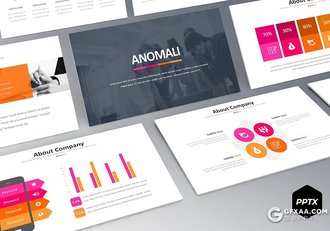 30页简约商业计划年度报告团队介绍多用途国外PPT模板5种配色 - 顶尖PPT