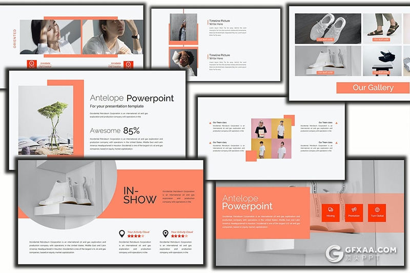 35页奢侈品服装鞋子展示活动策划营销国外KeyNote模板 - 顶尖PPT