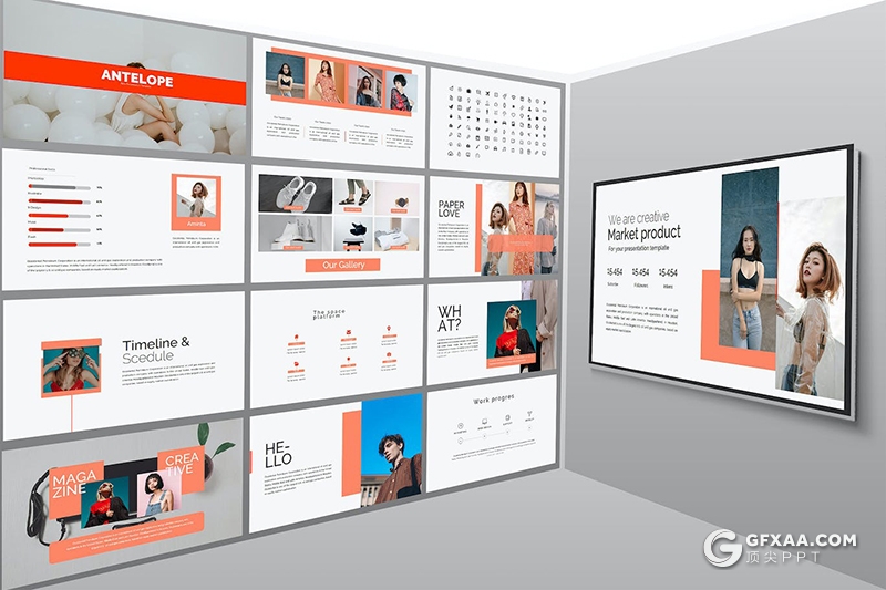 35页奢侈品服装鞋子展示活动策划营销国外KeyNote模板 - 顶尖PPT