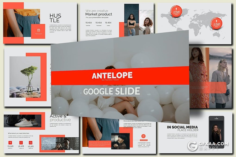 35页奢侈品服装鞋子展示活动策划营销国外GoogleSlides模板 - 顶尖PPT