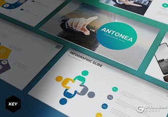 30页企业介绍商业计划合作年计划总结多用途国外KeyNote模板5种配色 - 顶尖PPT