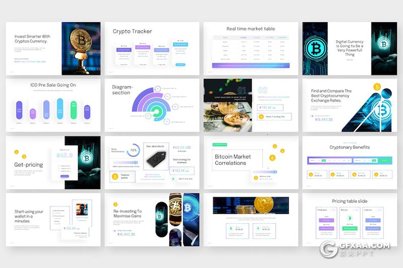 45页高端大气财务数据分析商业计划多用途国外PPT模板 - 顶尖PPT