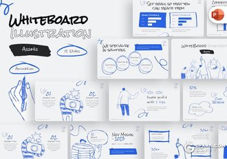 创意卡通手绘风教育培训多用途国外PPT模板 - 顶尖PPT