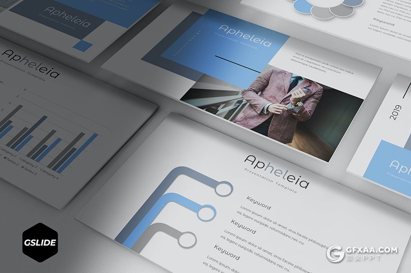 30页服装摄影展示服装活动策划营销通用国外GoogleSlides模板5种配色 - 顶尖PPT