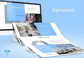 30页服装摄影展示服装活动策划营销通用国外KeyNote模板5种配色 - 顶尖PPT