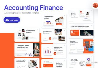 45页企业合作介绍年计划总结汇报商业计划多用途国外PPT模板 - 顶尖PPT