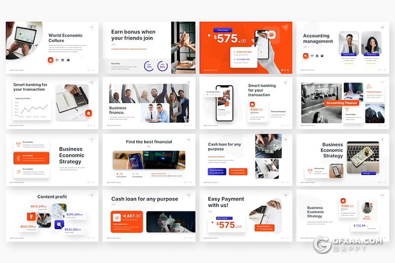 45页企业合作介绍年计划总结汇报商业计划多用途国外PPT模板 - 顶尖PPT