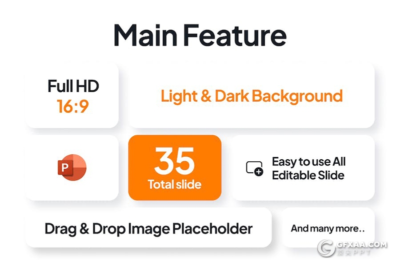 35页橙色趣味教育少儿教育培训国外PPT模板 - 顶尖PPT