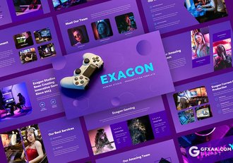 时尚高端游戏电竞主题多用途国外KeyNote模板 - 顶尖PPT