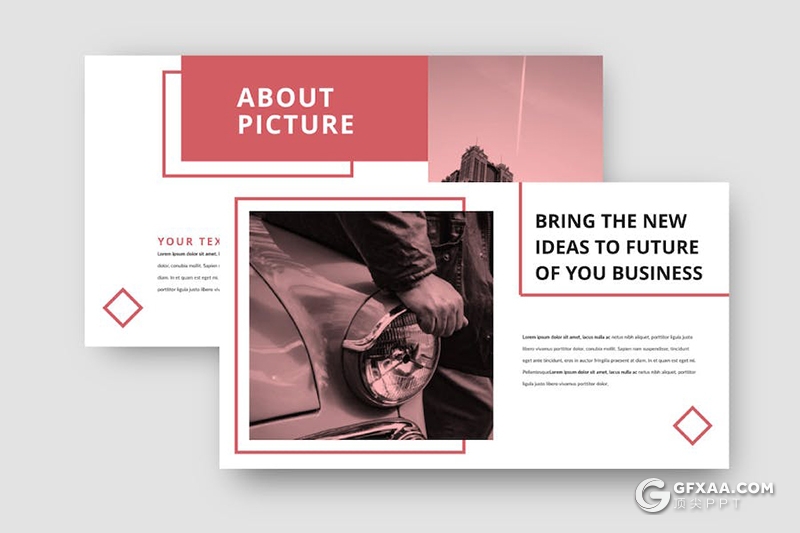 50页大气杂志风产品介绍摄影展示多用途国外PPT模板 - 顶尖PPT