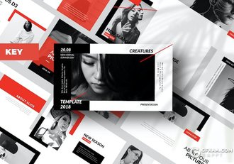 简约大气商业计划营销策划多用途国外KeyNote模板 - 顶尖PPT