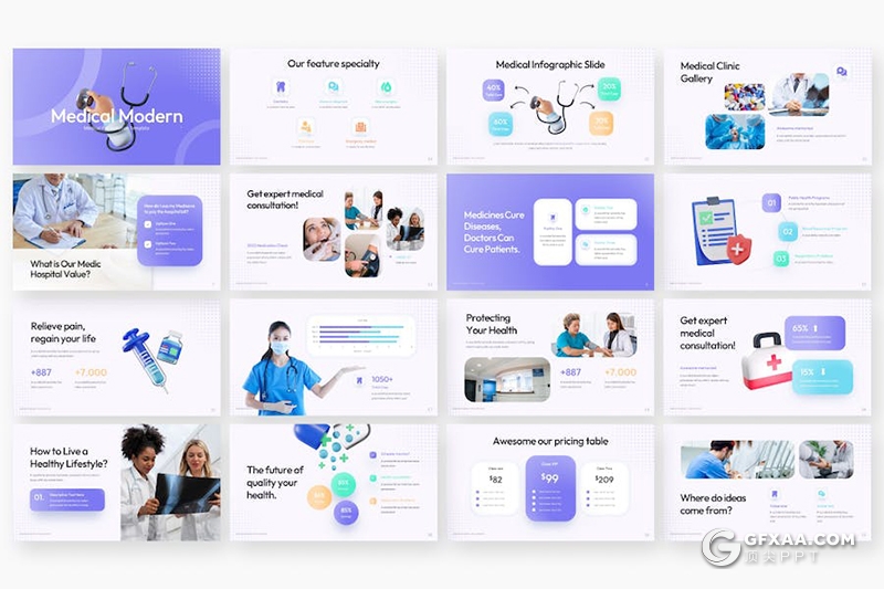 35页医疗医学研究临床试验医疗团队介绍多用途国外KeyNote模板 - 顶尖PPT