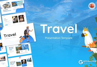 80页户外旅游景点展示介绍宣传多用途国外PPT模板 - 顶尖PPT