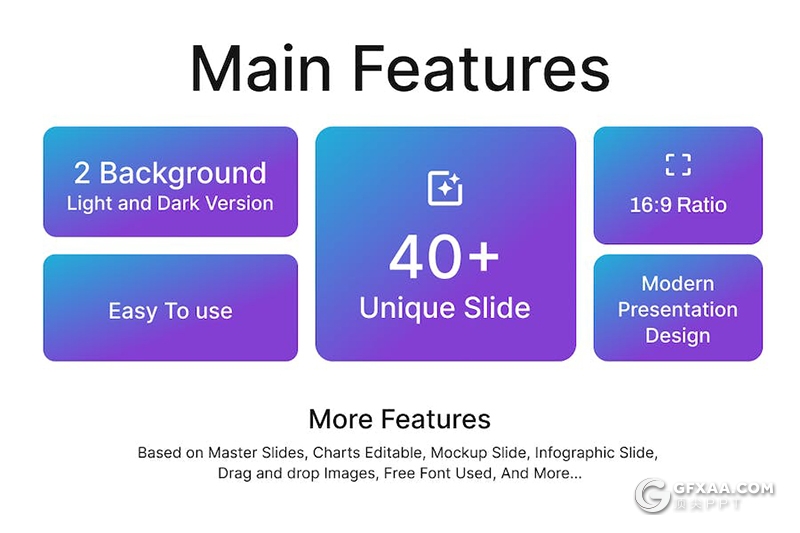40页企业团队介绍商业计划多用途国外PPT模板 - 顶尖PPT