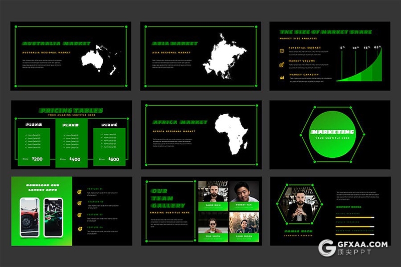 42页汽车活动策划营销汽车销售推广产品制造营销国外PPT模板 - 顶尖PPT