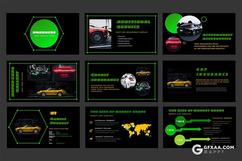 42页汽车活动策划营销汽车销售推广产品制造营销国外PPT模板 - 顶尖PPT