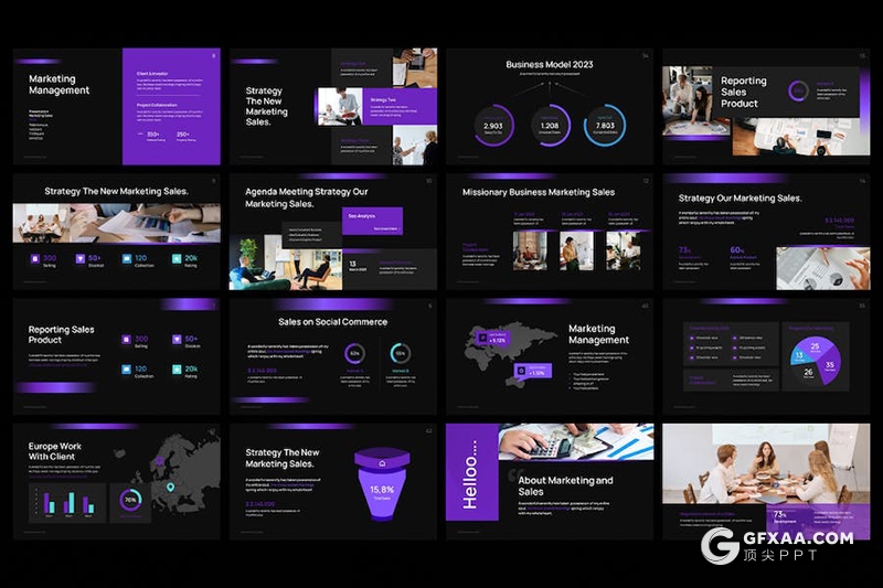 45页企业合作商业计划年计划总结汇报多用途国外KeyNote模板 - 顶尖PPT