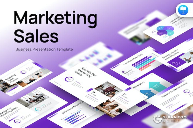 45页企业合作商业计划年计划总结汇报多用途国外KeyNote模板 - 顶尖PPT