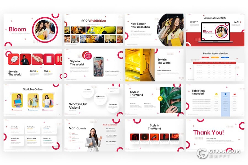 40页时尚精美大学教育宣传教育培训大学生活展示KeyNote模板 - 顶尖PPT