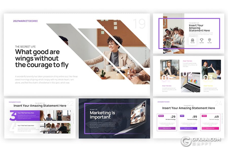 创意时尚大气商业计划商务合作企业介绍多用途国外KeyNote模板 - 顶尖PPT