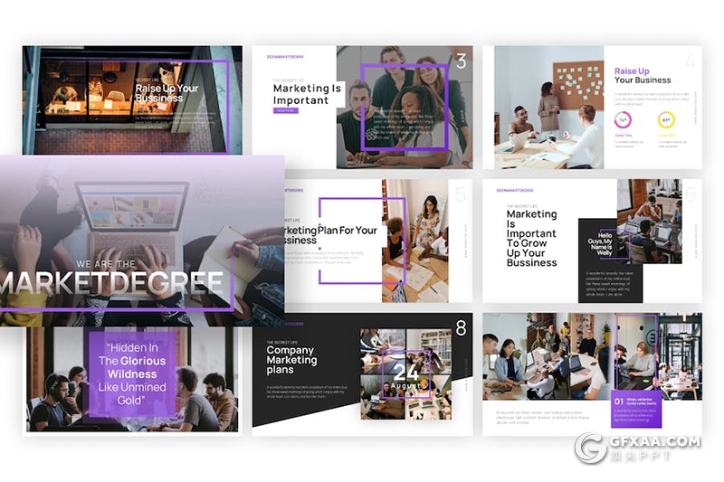 创意时尚大气商业计划商务合作企业介绍多用途国外KeyNote模板 - 顶尖PPT