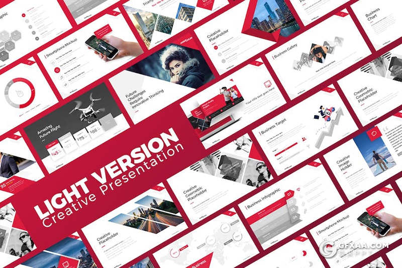 102页创意精美商业计划企业合作年计划总结多用途国外PPT模板11种配色 - 顶尖PPT