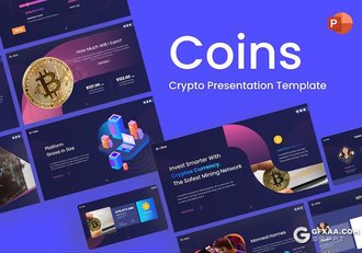 20页精美大气比特币虚拟货币宣传介绍企业介绍多用途PPT模板 - 顶尖PPT