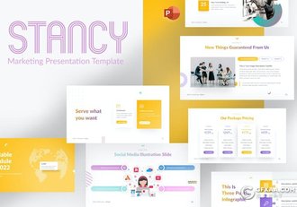 25页团队介绍商业计划年计划总结汇报多用途国外PPT模板 - 顶尖PPT