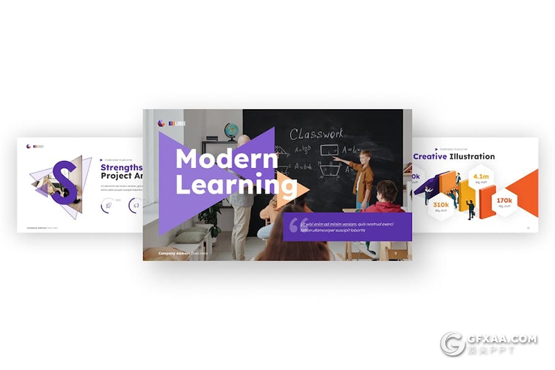 26页时尚精美少儿教育培训国外KeyNote模板 - 顶尖PPT