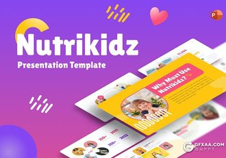 97页精美时尚关爱儿童协会儿童教育培训主题国外PPT模板 - 顶尖PPT