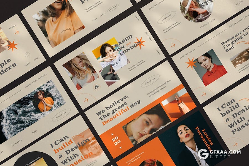 30页杂志风产品活动策划营销多用途国外PPT模板 - 顶尖PPT