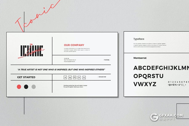 30页杂志风极简时尚多用途PPT模板 - 顶尖PPT