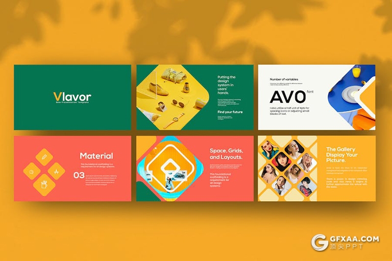 30页创意精美时尚摄影展示产品展示多用途PPT模板 - 顶尖PPT