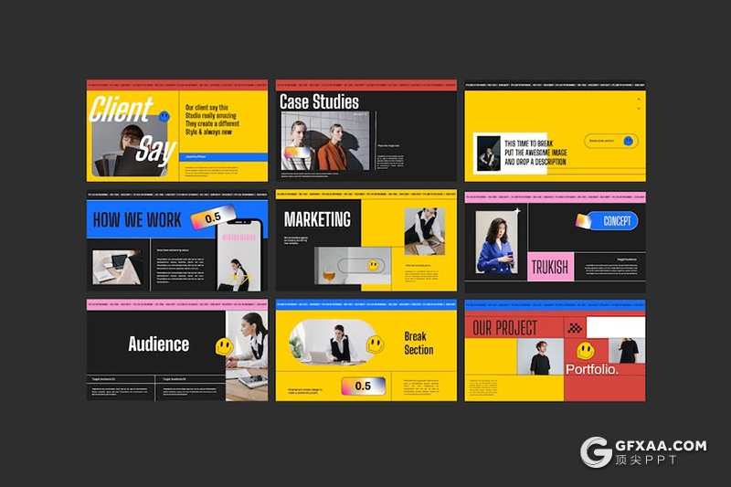 31页复古创意时尚活动策划营销多用途PPT模板 - 顶尖PPT