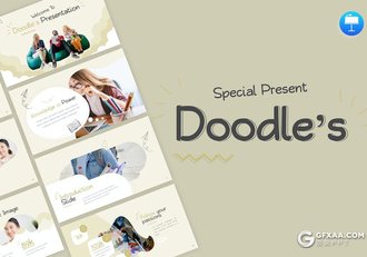 创意精美手绘卡通风儿童教育培训主题国外KeyNote模板10种配色 - 顶尖PPT