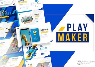 56页创意时尚足球比赛球队介绍体育运动项目介绍展示PPT模板11种配色 - 顶尖PPT