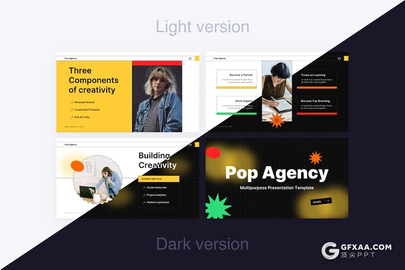 80页手绘风教育培训课件主题通用国外PPT模板 - 顶尖PPT