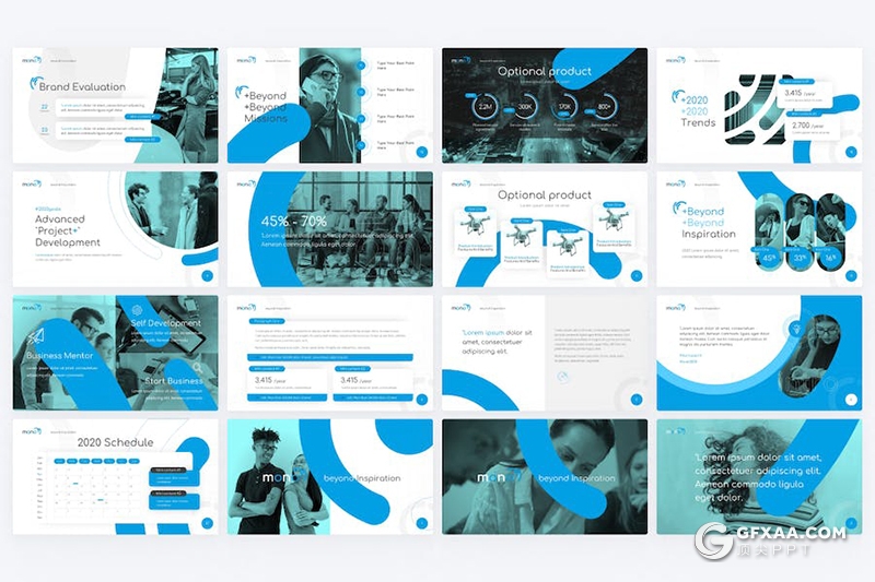 97页创意简约商业合作年计划总结汇报多用途国外PPT模板 - 顶尖PPT