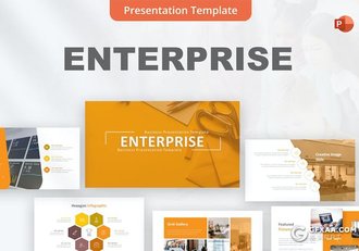 80页企业介绍商业合作年计划总结通用国外PPT模板 - 顶尖PPT