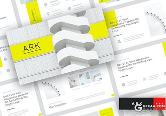 33页方舟建筑主题演讲多用途国外PPT模板 - 顶尖PPT