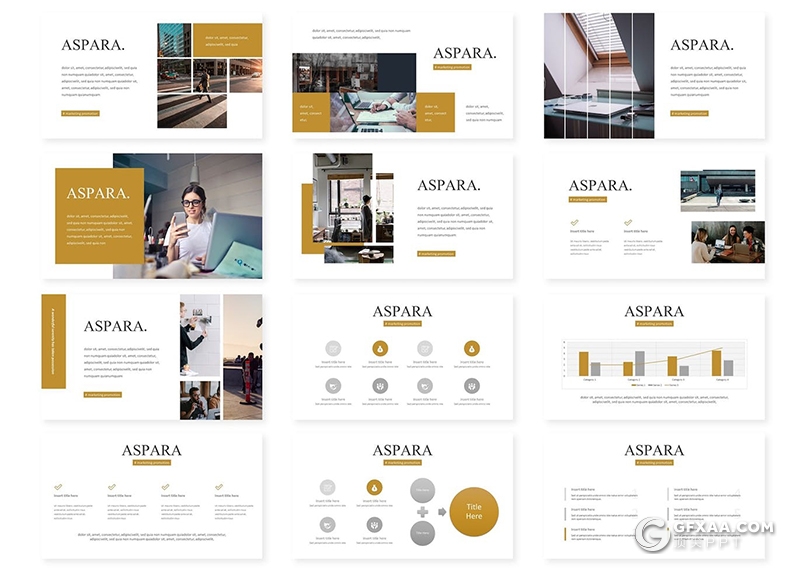 30页企业简介商业计划年计划总结汇报多用途国外PPT模板5种配色 - 顶尖PPT