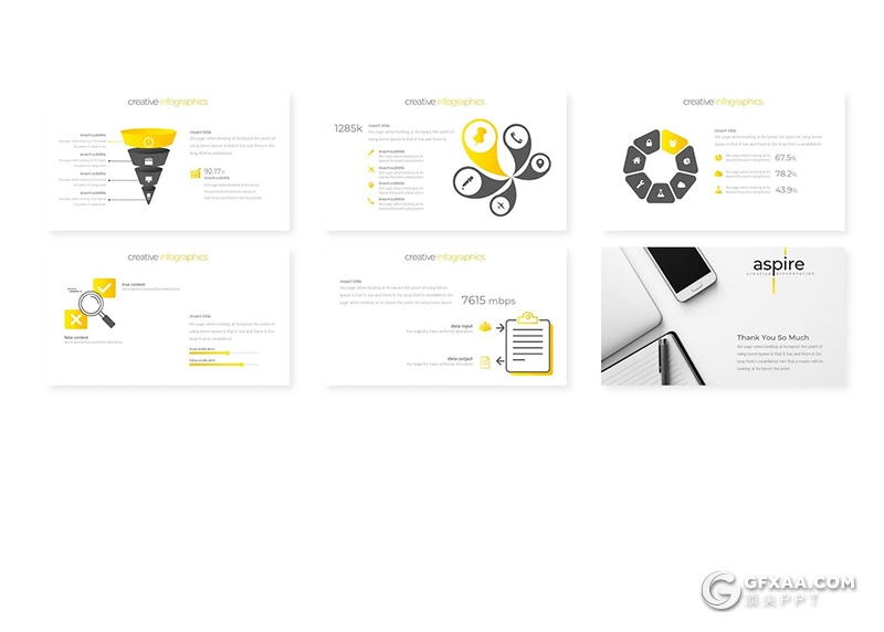 30页团队介绍商业计划年计划总结汇报多用途国外GoogleSlides模板5种配色 - 顶尖PPT