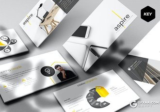 30页团队介绍商业计划年计划总结汇报多用途国外KeyNote模板5种配色 - 顶尖PPT