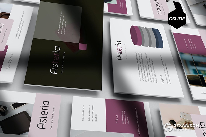 30页活动策划商业计划年计划总结汇报多用途国外GoogleSlides模板5种配色 - 顶尖PPT