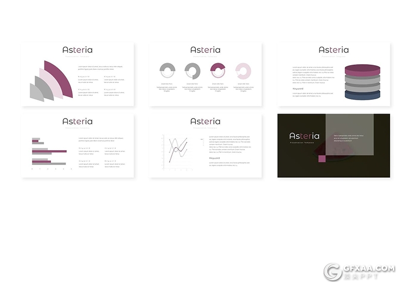30页活动策划商业计划年计划总结汇报多用途国外KeyNote模板5种配色 - 顶尖PPT